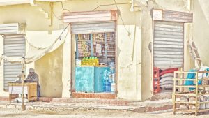 Opened supermarket — Mauritanie, 2016